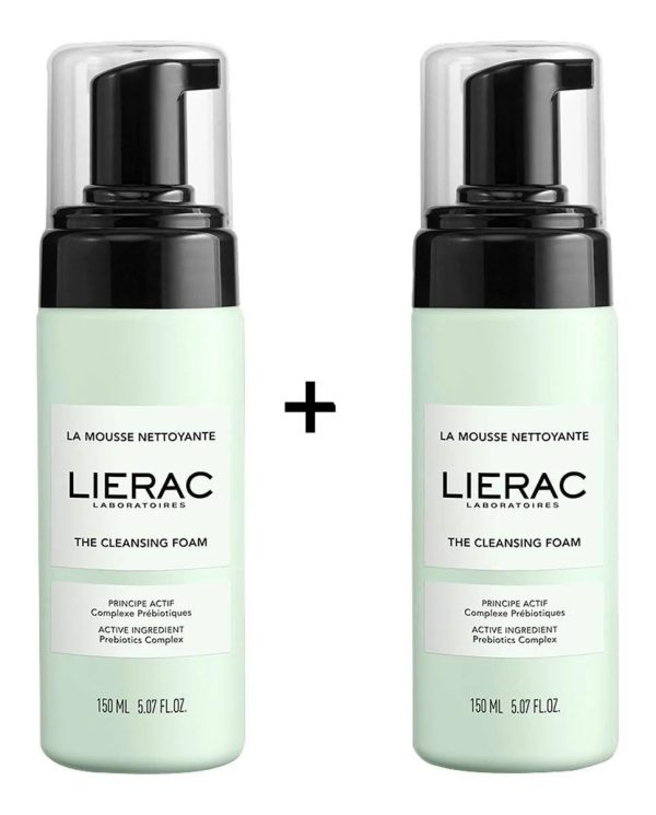 LIERAC MAKEUP REMOVER cleansing foam pack 2 x 150 ml - NVA6920876