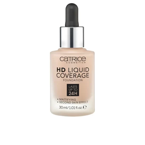 CATRICE HD LIQUID COVERAGE FOUNDATION lasts up to 24h #040-warm beige 30 ml - NVA7598313