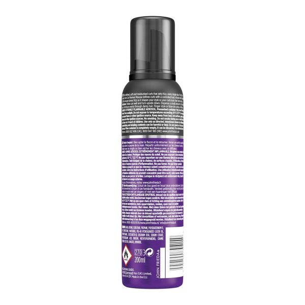 Αφρός Frizz Ease John Frieda Σγουρά Mαλλιά (200 ml) - NVA4119003