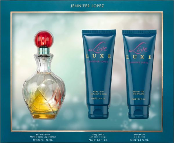 Jennifer Lopez Live Luxe W Set - EdP 100 ml + b/lot 75 ml + sh/g 75 ml - LB2050708