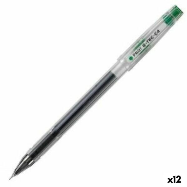 Στυλό με τζελ Pilot G-TEC C4 Πράσινο 0,2 mm (12 Μονάδες) - S8431038