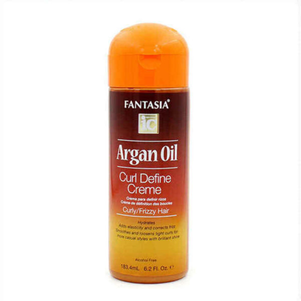 Κρέμα για Χτενίσματα Fantasia IC Argan Oil Curl Σγουρά Mαλλιά (183 ml) - S4242884