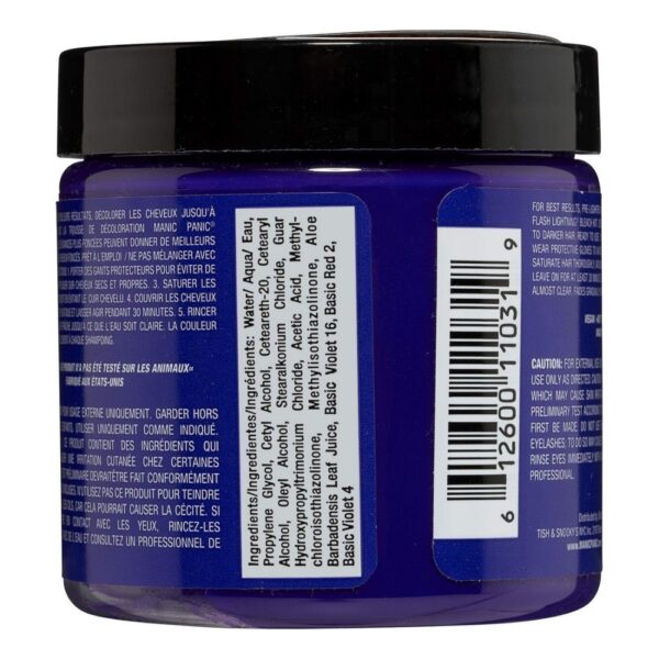 Μόνιμη Βαφή Classic Manic Panic Ultra Violet (118 ml) - S4256866