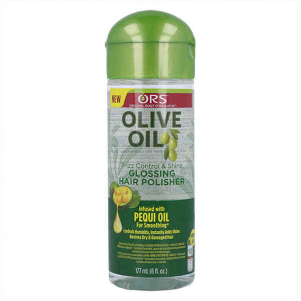 Θεραπεία Mαλλιών Ισιώματος Ors Olive Oil Glossing Polisher Πράσινο (177 ml) - S4255641