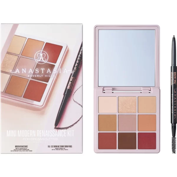 Anastasia Beverly Hills Mini Modern Renaissance Set Mini Modern Eye Shadow Palette 0,84g/Brow Eye Pencil 0,085g Medium Brown set x 7.65 g - PARB-09-666-00