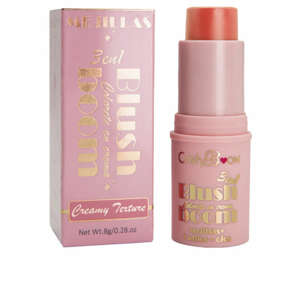 CRISTYBOOM BLUSH BOOM cream blush 3 in 1 #sweet peach 8 gr - NVA2012272