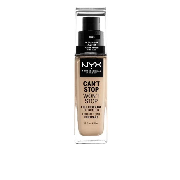 NYX PROFESSIONAL MAKE UP CAN'T STOP WON'T STOP full coverage foundation #nude - NVA7157227