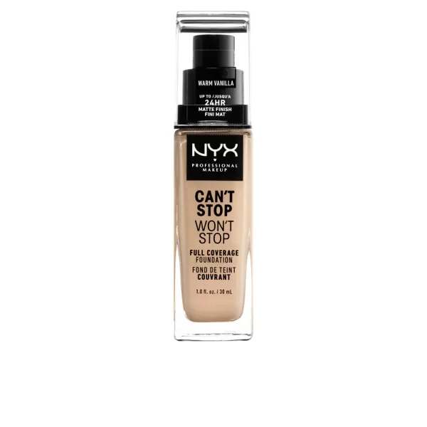 NYX PROFESSIONAL MAKE UP CAN'T STOP WON'T STOP full coverage foundation #warm vanilla - NVA7181154