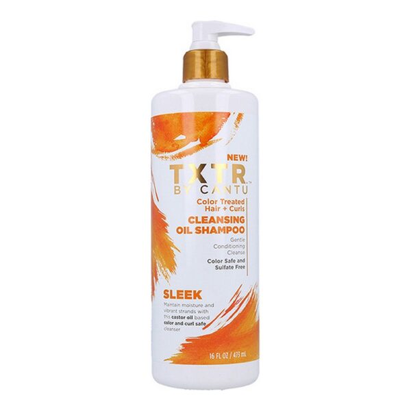 Σαμπουάν + Conditioner Txtr Sleek Cleansing Oil Cantu (473 ml) - S4245316