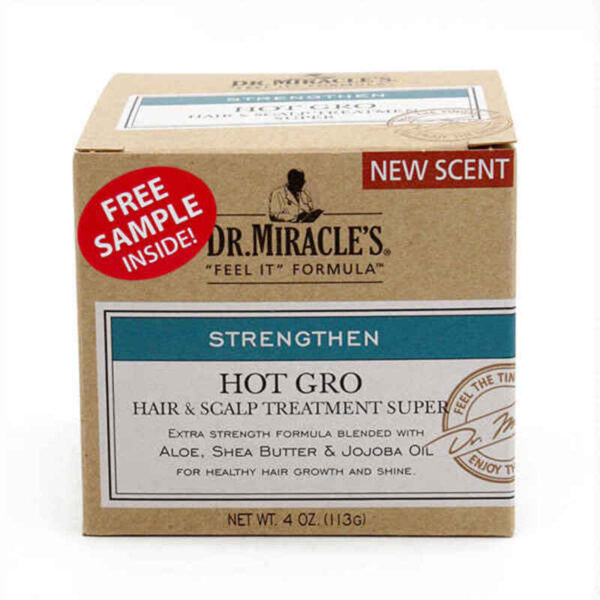 Δυναμώνη και Περιποίει τα Μαλλιά Dr. Miracle Hot Gro Super Αναζωογονητική θεραπεία Λαμπερό (113 g) - S4255667