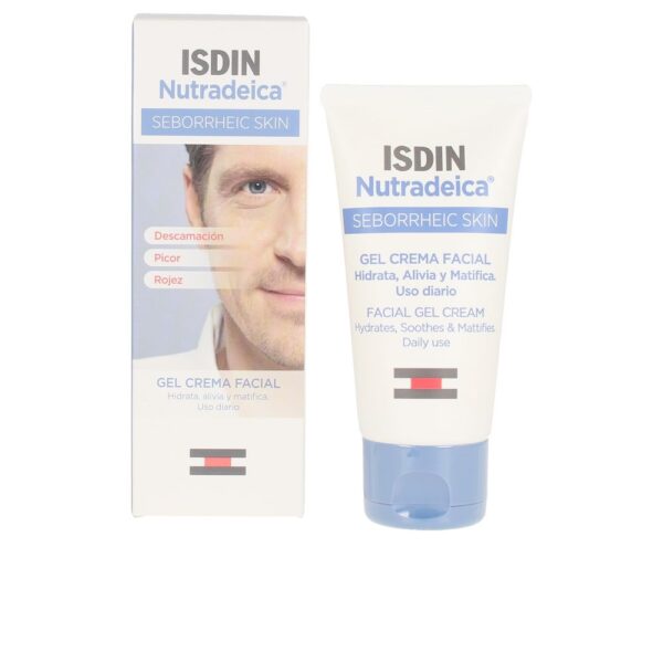 Isdin Nutradeica Facial Ανδρική Κρέμα-Gel Προσώπου για Ενυδάτωση, Ατέλειες & Ακμή 50ml - NVA1548887