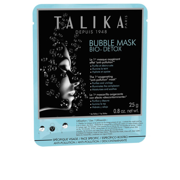 TALIKA BUBBLE BIO DETOX anti-pollution mask 25 gr - NVA4551554