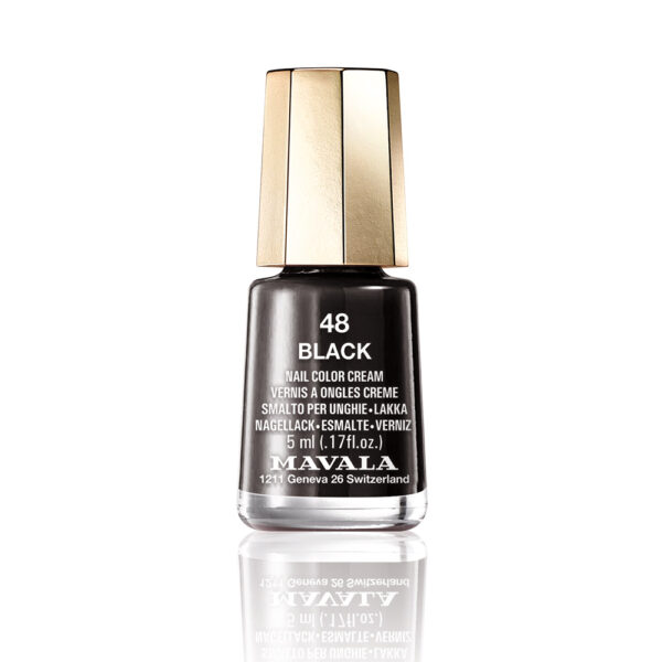 MAVALA NAIL COLOR #48-black 5 ml - NVA0910485