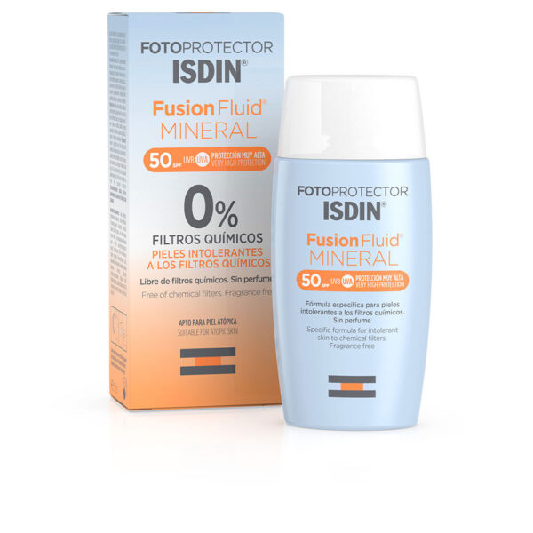 ISDIN FOTOPROTECTOR FUSION FLUID MINERAL 0% filtros químicos SPF50 - NVA1674258