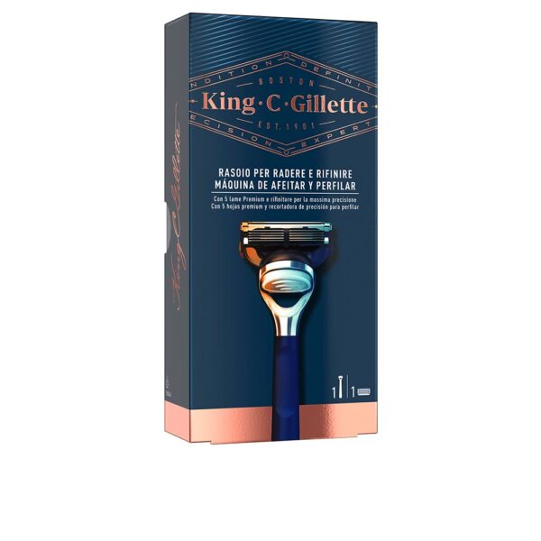 GILLETTE GILLETTE KING shave & edging razor 1 pz - NVA8545261