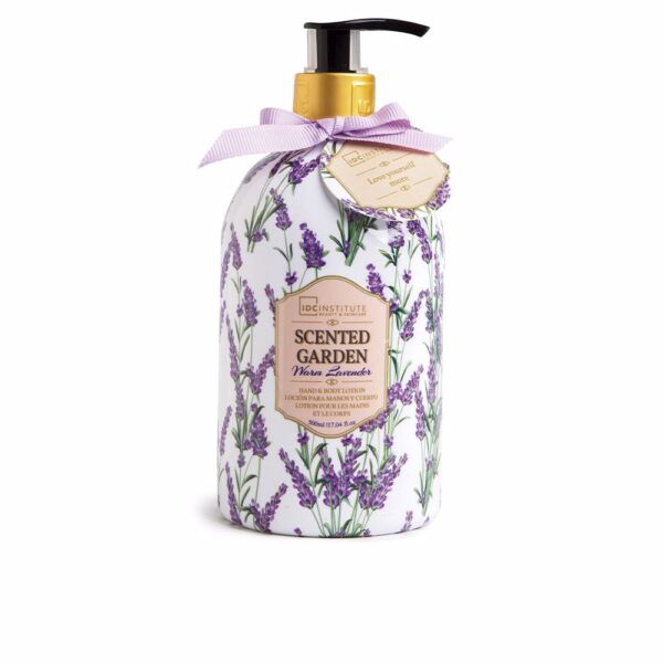 IDC INSTITUTE SCENTED GARDEN hand & body lotion #warm lavender 500 ml - NVA5301921