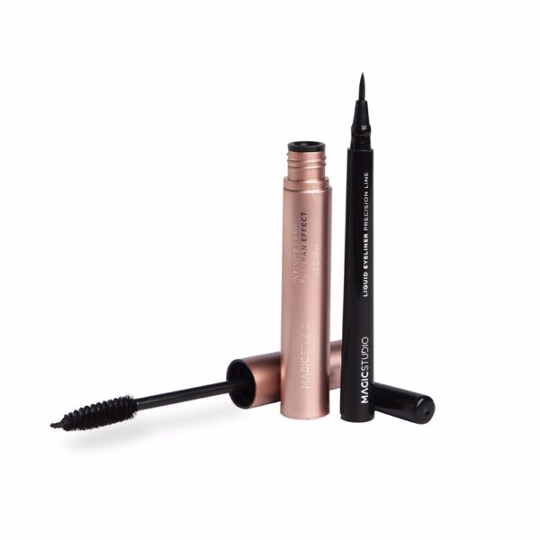 MAGIC STUDIO SHAKY LIQUID EYELINER &VOLUME MASCARA set 2 pcs - NVA1922568