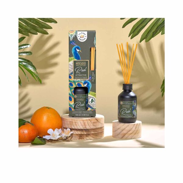 LA CASA DE LOS AROMAS AMBIENTADOR mikado Real Attractive #naranja & ámbar 100 ml - NVA0049683