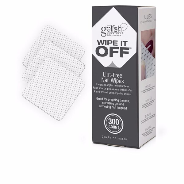 MORGAN TAYLOR WIPE IT OFF lint-free nail wipes 300 units - NVA3019253