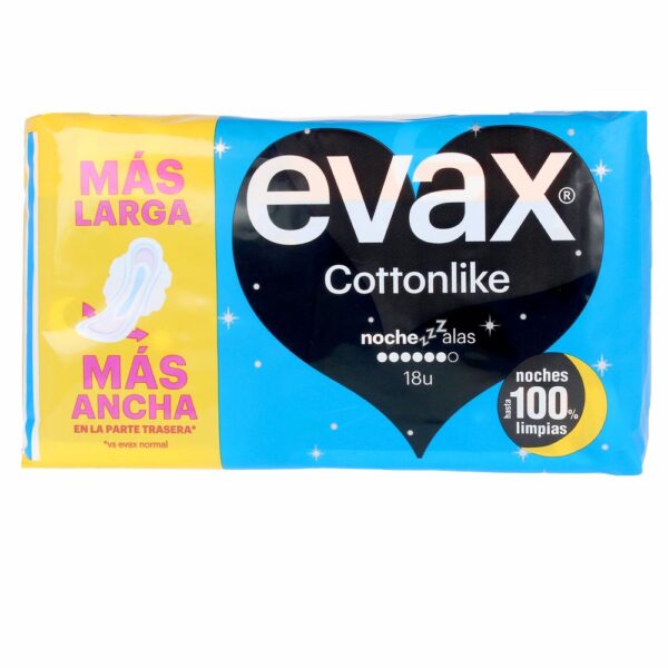 EVAX COTTONLIKE compresas noche alas 18 u - NVA0429662