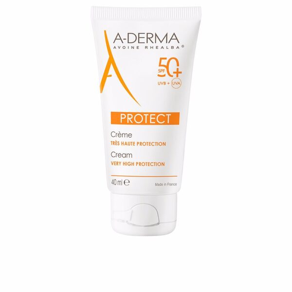 A-Derma Cream Protect Αντηλιακή Κρέμα Προσώπου SPF50 40ml - NVA0072716