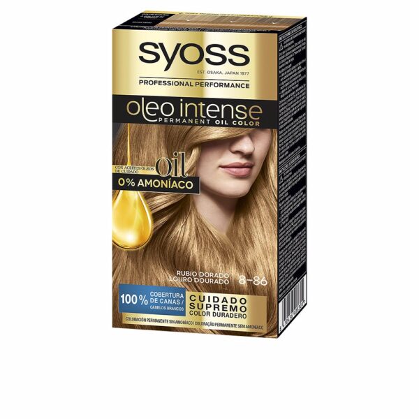 SYOSS OLIO INTENSE tinte sin amoniaco #8.86-rubio dorado 5 u - NVA6408301