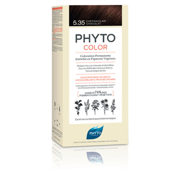 PHYTO COLOR coloration permanent #5.35-light chocolate brown 3 u - NVA1004567