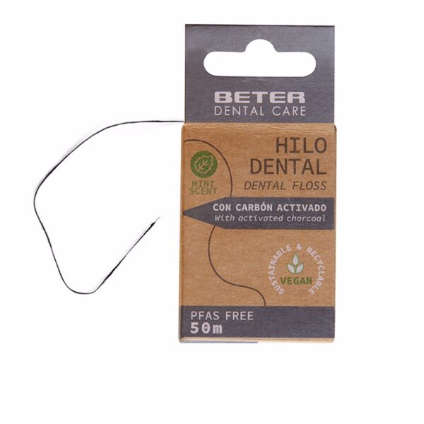 Beter Hilo Dental Activated Charcoal Οδοντικό Νήμα 50m - NVA2210236