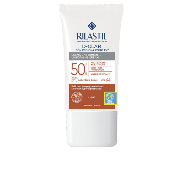 Rilastil D Clar Uniforming Αντηλιακή Κρέμα Προσώπου SPF50 με Χρώμα 40ml - NVA4859490