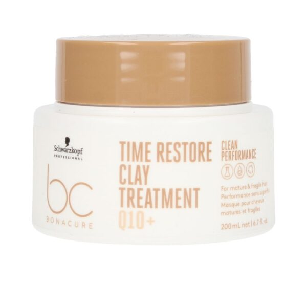 SCHWARZKOPF BC TIME RESTORE Q10+ clay treatment 200 ml - NVA7726510