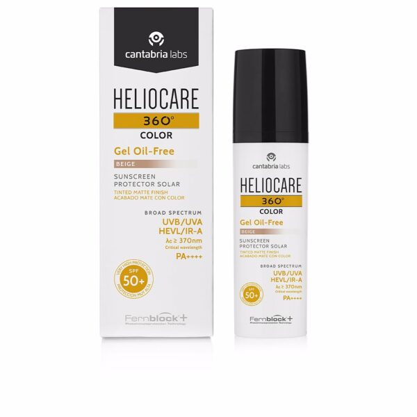 Heliocare 360 Color Oil-Free Αντηλιακό Gel για το Σώμα SPF50 με Χρώμα Beige 50ml - NVA1873590