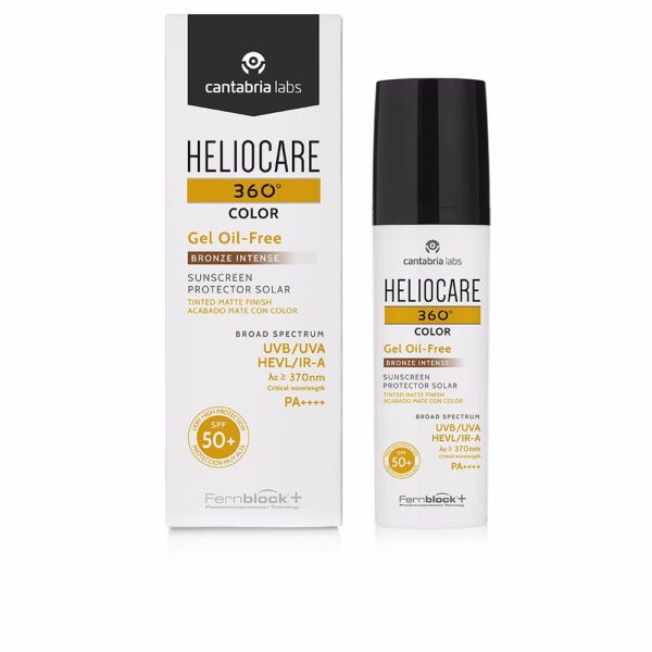 Heliocare 360 Color Gel Oil-Free Αντηλιακό Gel Προσώπου SPF50 με Χρώμα Bronze Intense 50ml - NVA1921994