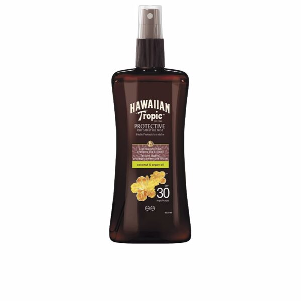 HAWAIIAN TROPIC COCONUT & ARGAN dry oil SPF30 spray 200 ml - NVA1109219