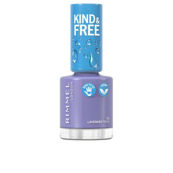 RIMMEL LONDON KIND & FREE nail polish #153-lavender light 8 ml - NVA2990658