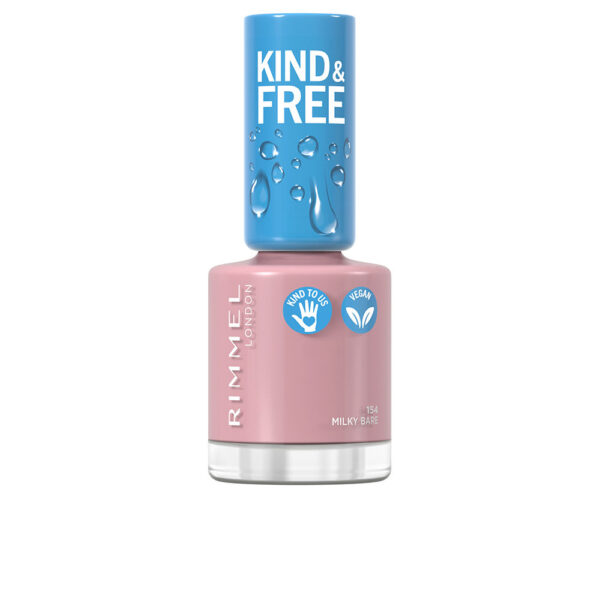 RIMMEL LONDON KIND & FREE nail polish #154-milky bare 8 ml - NVA2990641