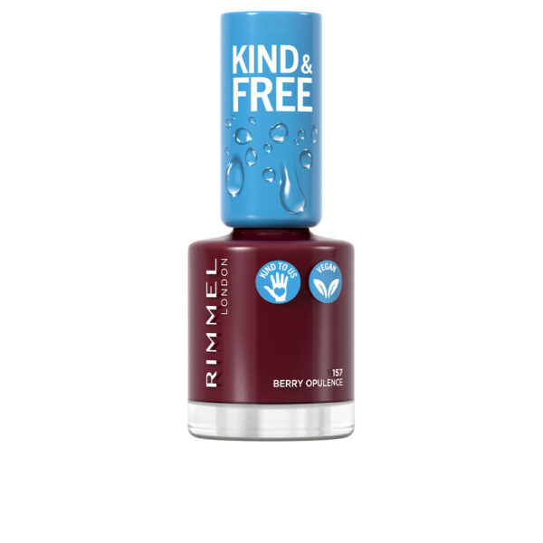 RIMMEL LONDON KIND & FREE nail polish #157-berry opulence 8 ml - NVA2990634