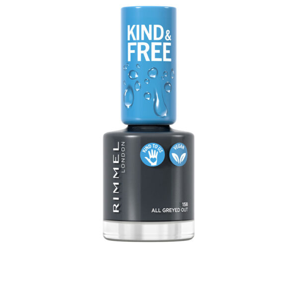 RIMMEL LONDON KIND & FREE nail polish #158-all greyed out 8 ml - NVA2990627