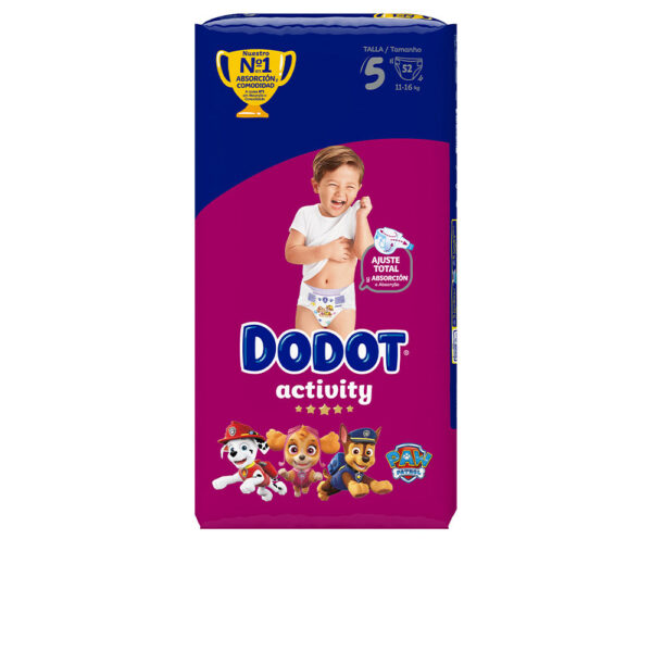 DODOT DODOT ACTIVITY T5 pañales 11-16 kg 52 u - NVA1630885