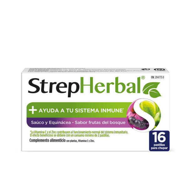 STREPSILS STREPHERBAL elderberry & echinacea 16 u - NVA6003091