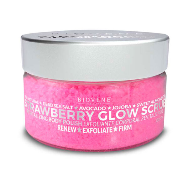 BIOVÈNE STRAWBERRY GLOW SCRUB revitalizing body polish 200 gr - NVA5094557