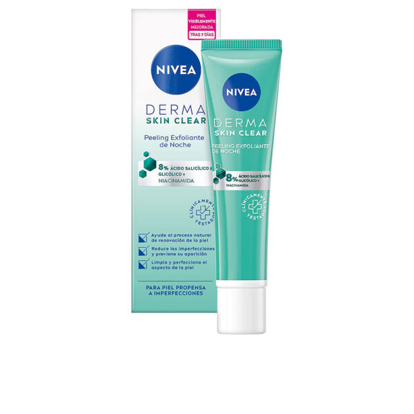 NIVEA DERMA SKIN CLEAR peeling exfoliante facial noche 40 ml - NVA0975799