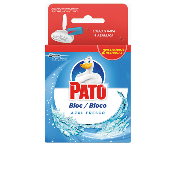 PATO DUCK WC BLOC clean & sanitize blue water 2 x 40 gr - NVA0254402