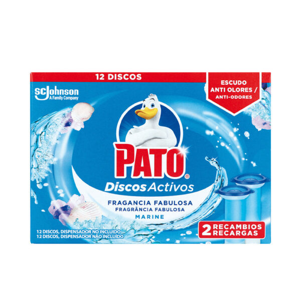 PATO PATO WC DISCOS ACTIVOS x 2 recambios #frescor marino 2 u - NVA4593198