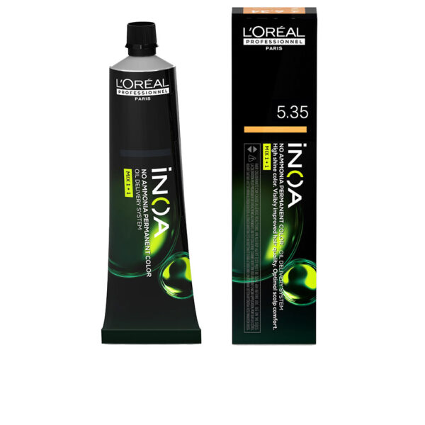 Μόνιμη Βαφή L'Oreal Professionnel Paris Inoa Color Χρυσό Καφέ Μαόνι Φυσικά Nº 5.35 (60 g) - NVA7129309