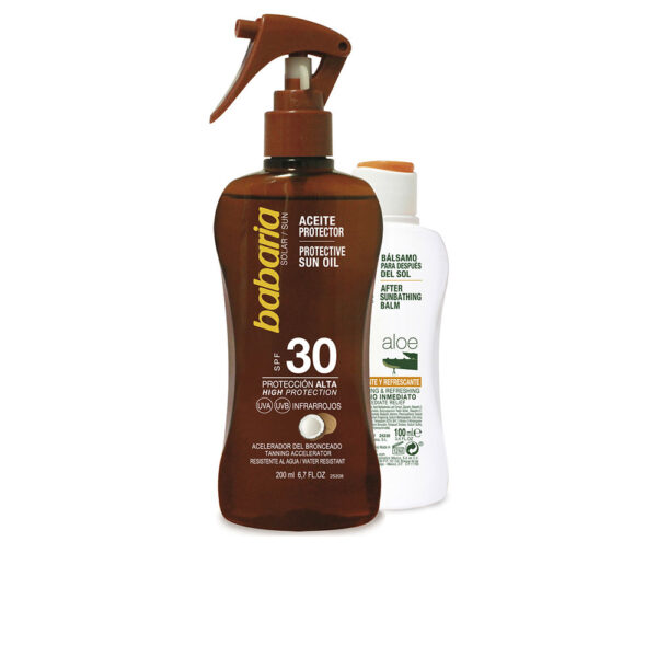 BABARIA SOLAR COCONUT OIL SPF30 LOT 2 pz - NVA2520089