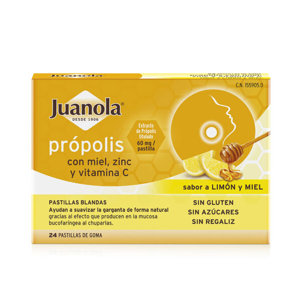 JUANOLA PROPOLIS #Lemon honey gummies 24 u - NVA1559050