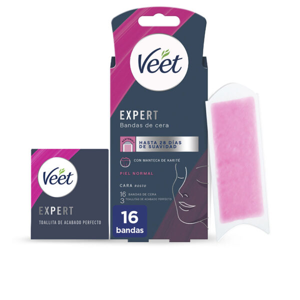 VEET WAX BANDS depilatory facial normal skin 16 u - NVA6006337