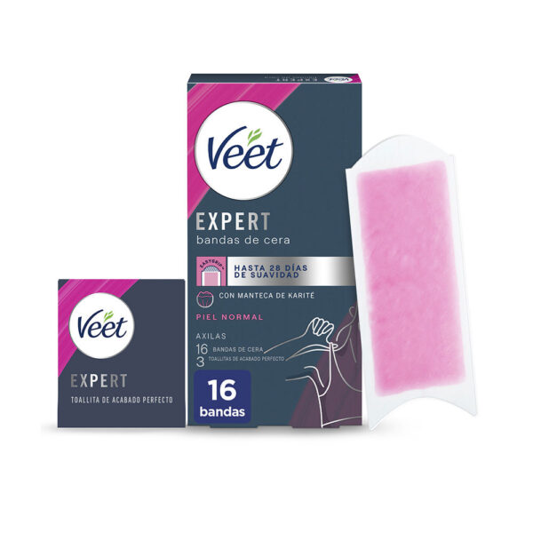 VEET EXPERT WAX BANDS underarms normal skin 16 u - NVA6006580