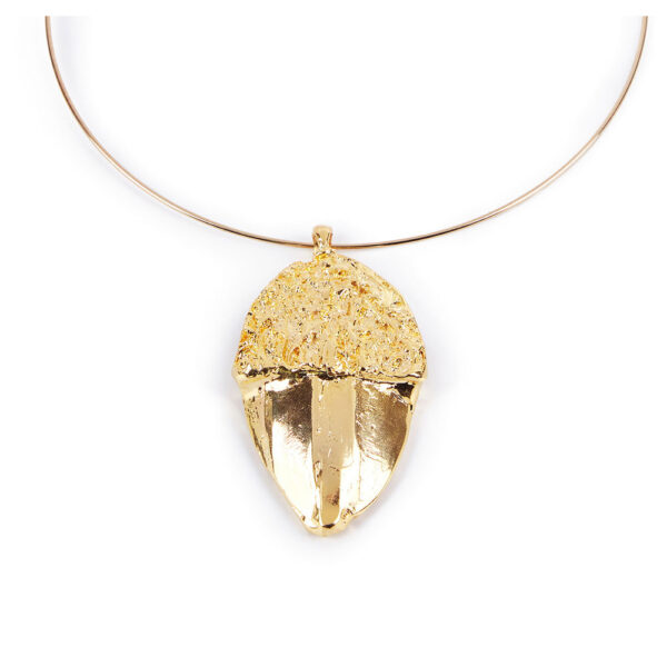 SHABAMA BELLOTA rigid necklace #shiny gold 1 u - NVA2000330