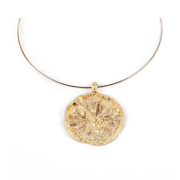 SHABAMA LIMA rigid necklace #shiny gold 1 u - NVA2000347